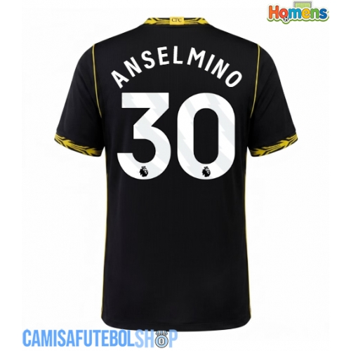 Camisa de time de futebol Chelsea Aaron Anselmino #30 Replicas 2º Equipamento 2026-27 Manga Curta